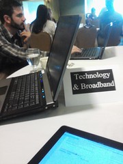 We are at the Technology & Broadband table, and we're the most wired. #MRA10