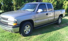 Wow! Mr. McCray washed the farm truck! (The farm truck *never* gets washed.)