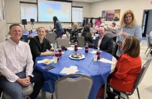 people of all ages attended the Gowrie Iowa annual dinner