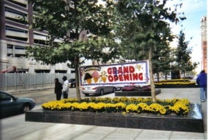 Grand opening sign