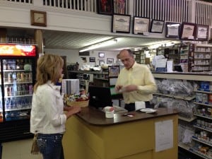 My local pharmacy delivers every day. Another retailer could ask them to add their products to deliveries for a reasonable cost. Photo of Holder Drug by Becky McCray. 