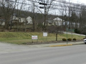 Empty lot before the village was started.