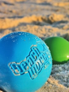 Sea Turtle Sport's signature product is Beach Bocce Ball. 