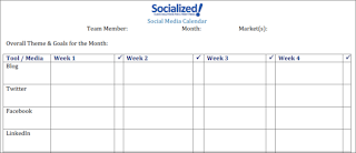 Blog and Social Media Calendar